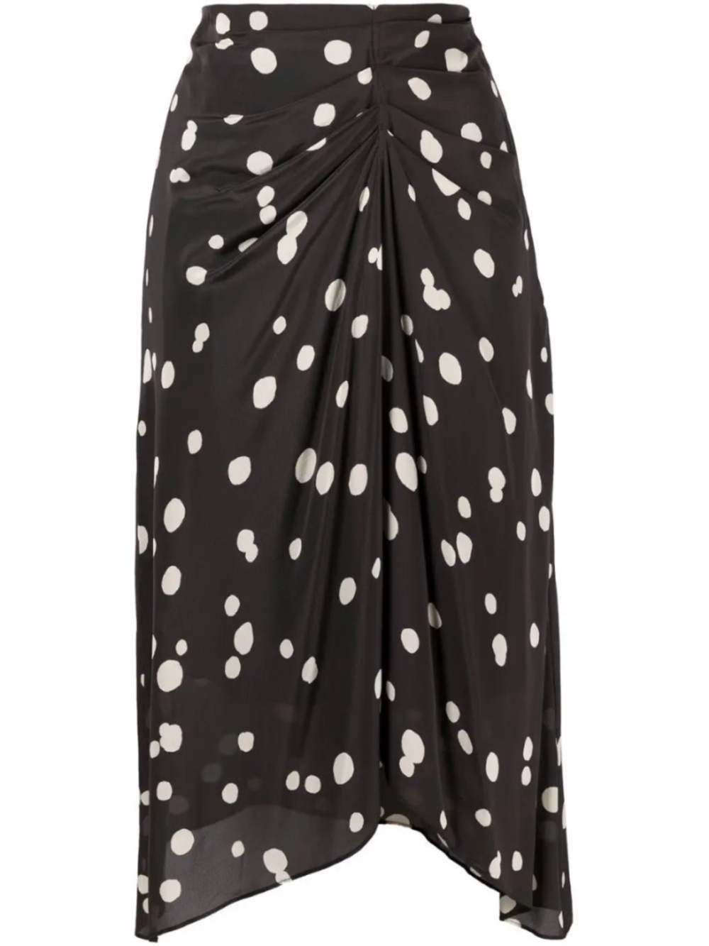 BA&SH  Debra Poka Dot-Print Skirt